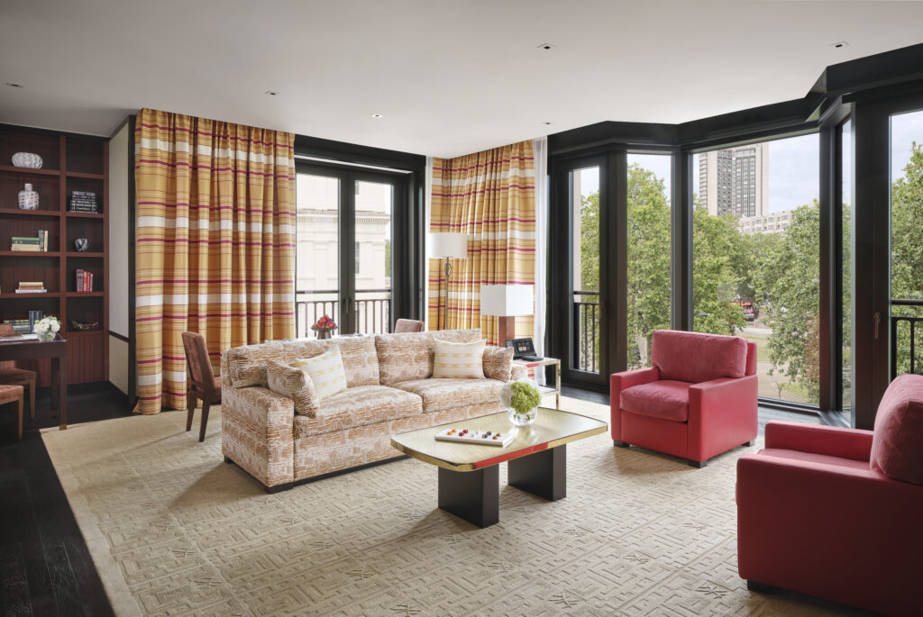 Interior design Peter Marino marries British architectural heritage with subtle Asian influences.