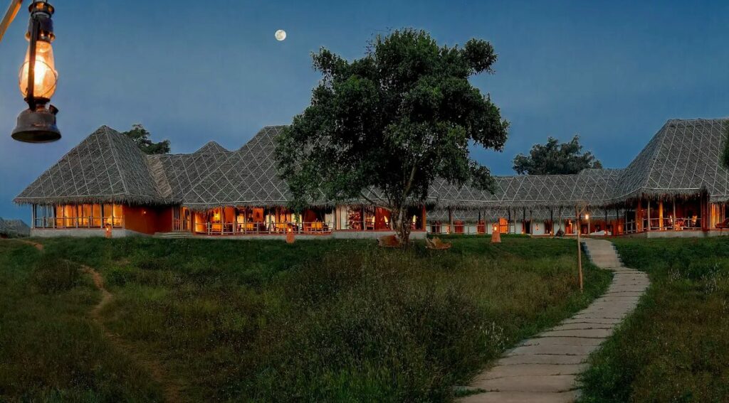 Unwind at the Evolve Back Kabini Safari Lodge and explore the rich wildlife of Karnataka along the Kabini river. The luxury lodges, inspired by indigenous architecture, invite you to immerse in the influences of the land’s people.