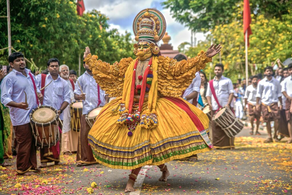Kathakali Dancer | Panache World Luxury Travel | Contact Us