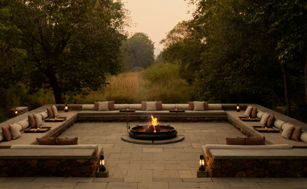 The warmth of the fire-side communal space under the starry skies inspires stories and much peace.