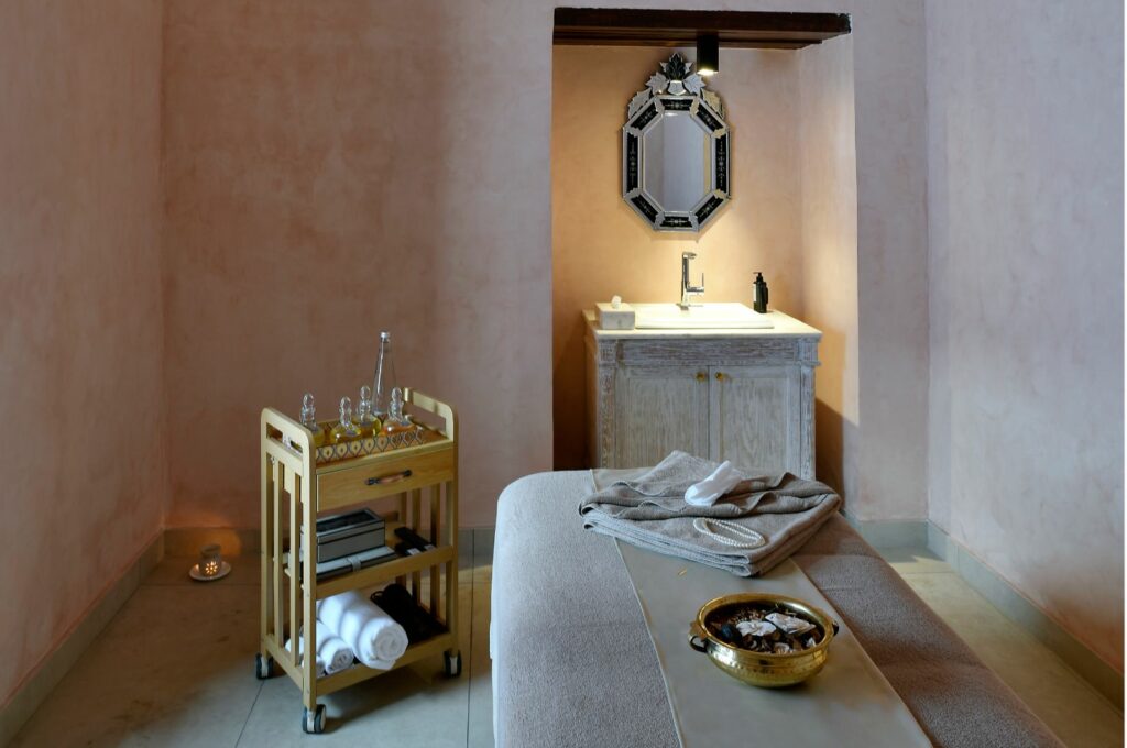 The hotel offers a luxurious spa, Aura Spa, located in the former royal kitchens. ©Amit Pasricha