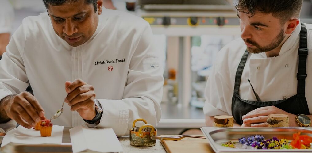  Hrishikesh Desai, the Indian-born culinary maestro, leads Farlam Hall’ Cedar Restaurant’s kitchens as Chef Patron.